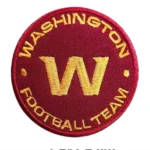 Washington Commanders Burgundy Round W Patch