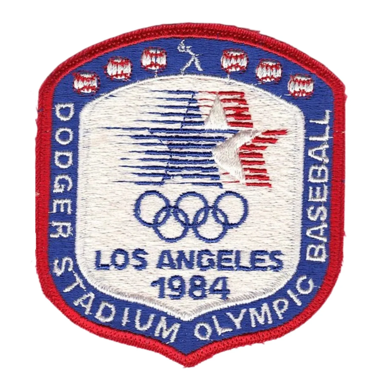 Los Angeles Dodger Stadium 1984 Olympics Baseball Patch