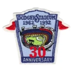Los Angeles Dodger Stadium 30th Anniversary Patch