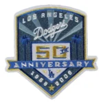 Los Angeles Dodgers 50th Anniversary Patch
