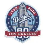 Los Angeles Dodgers 60th Anniversary Patch