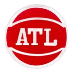 Atlanta Hawks (ATL) Round Logo Embroidered Patch