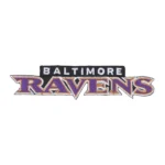 Baltimore Ravens Script Logo Embroidered Patch