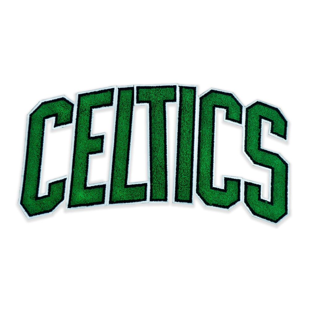 Boston Celtics Arched 3D Wordmark Patch