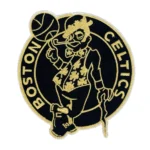 Boston Celtics Classic Gold/Black Leprechaun Logo Patch