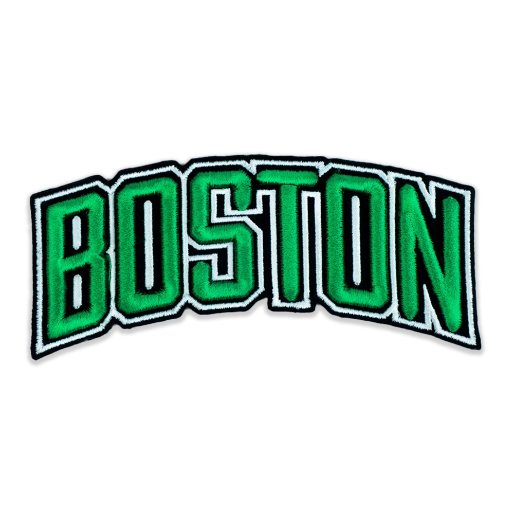 Boston Celtics 3D Team Wordmark Patch