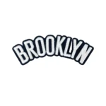 Brooklyn Nets "BROOKLYN" Black/White Wordmark Patch