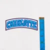 Charlotte Hornets Blue/Black Script Logo Patch