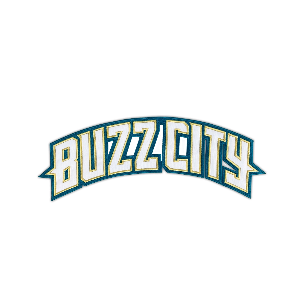 Charlotte Hornets "Buzz City" Wordmark Patch