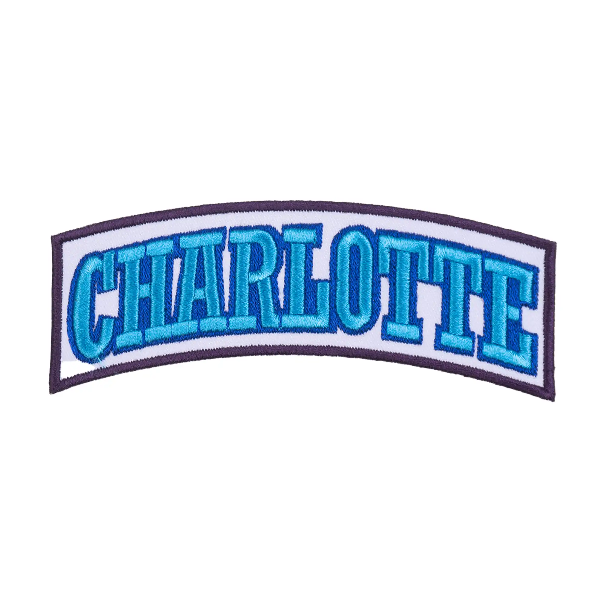Charlotte Hornets "Charlotte" Text Logo Patch