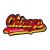 Chicago Blackhawks 3D Primary Text Logo Patch