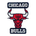 Chicago Bulls Classic Red/White Bull Head Logo Patch