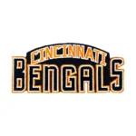 Cincinnati Bengals Script Gold/Black Logo Patch