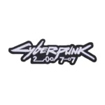 Cyberpunk 2077 Logo Black/White Embroidered Patch