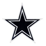 Dallas Cowboys Iconic Black Star Logo Patch