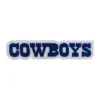 Dallas Cowboys Blue "COWBOYS" Wordmark Patch
