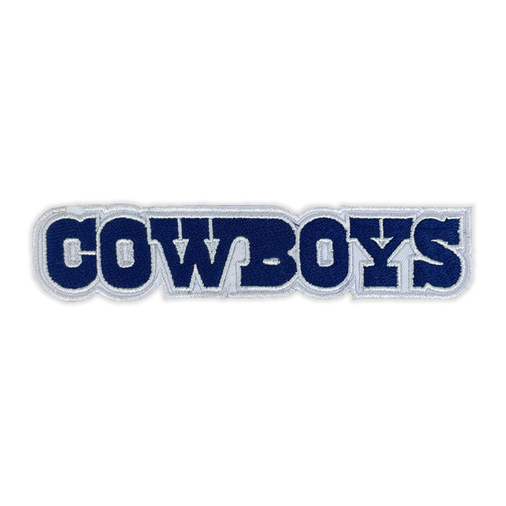 Dallas Cowboys Blue "COWBOYS" Wordmark Patch