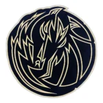 Dallas Mavericks Black/Golden Horse Head Patch
