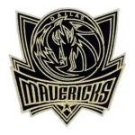 Dallas Mavericks Black/Gold Logo Shield Patch