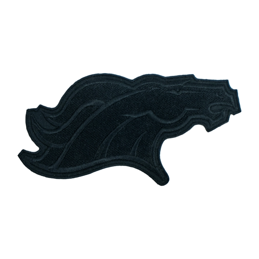 Denver Broncos Black Horse Logo Patch