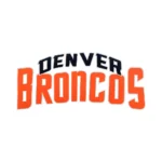DENVER BRONCOS Orange/Navy Wordmark Patch