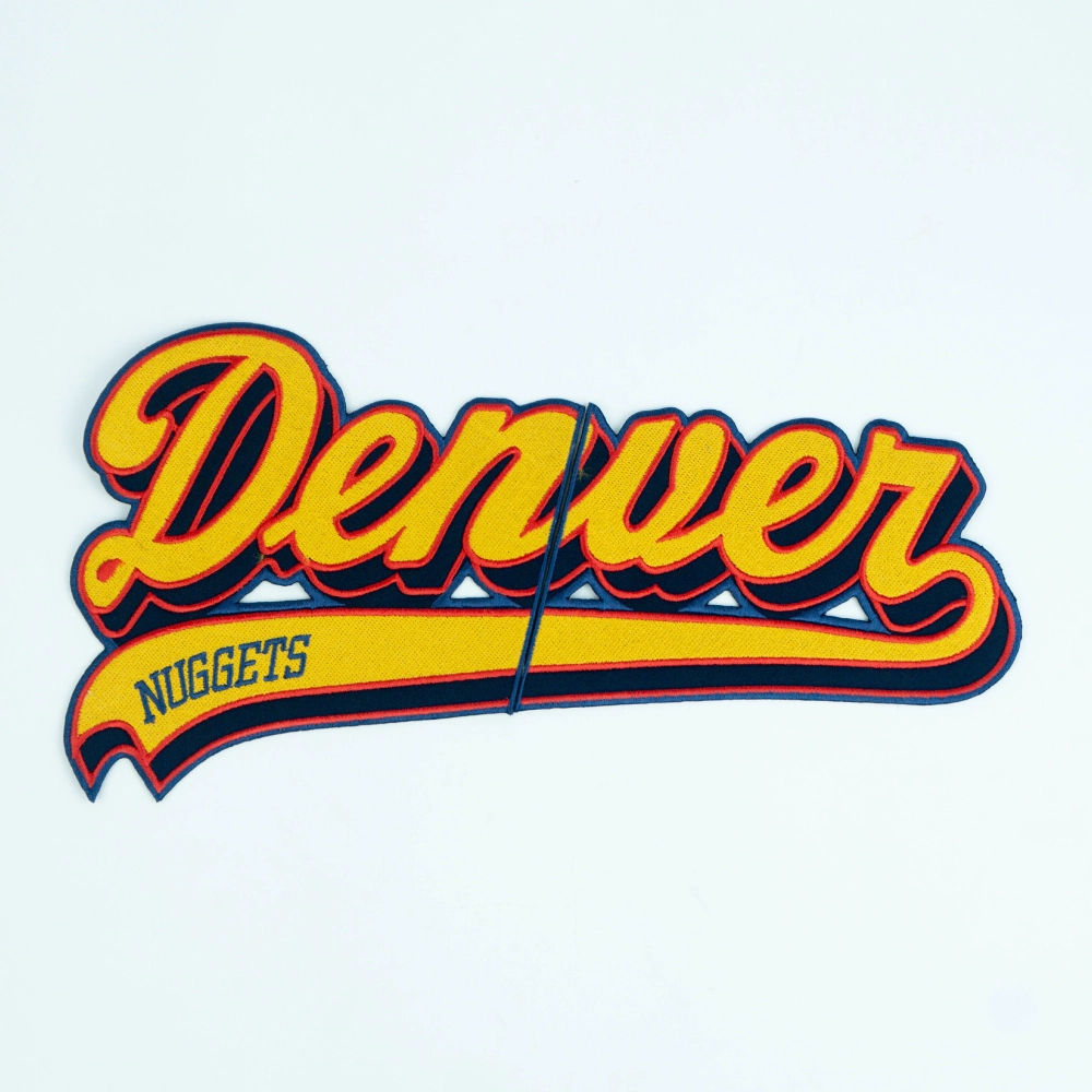 Denver Nuggets Retro Script Jacket Patch