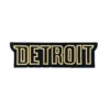 Detroit Piston Black/Gold Letters Patch