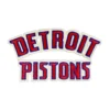 Detroit Pistons Red/White Wordmark Patch