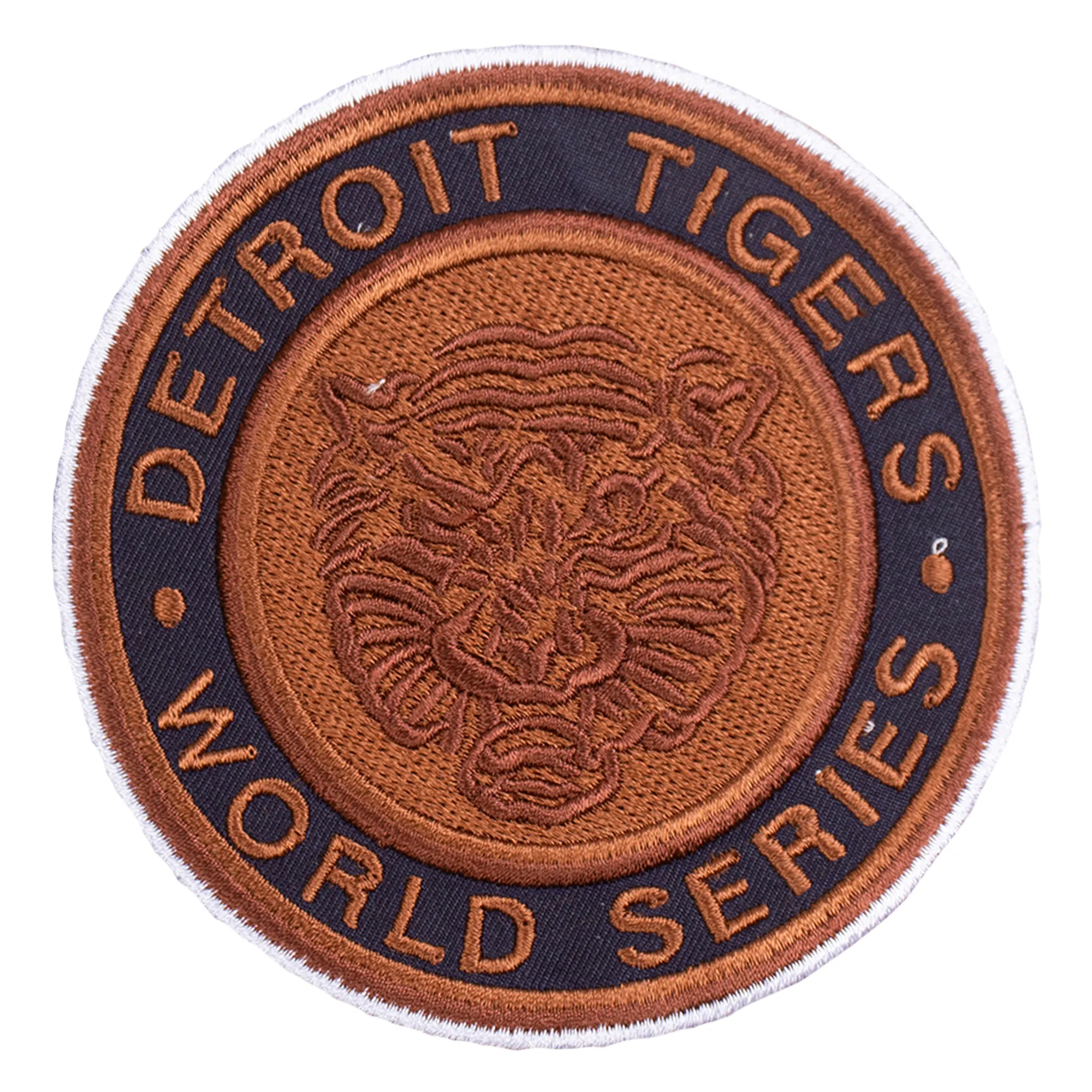 Detroit Tigers World Series Brown Logo Patch