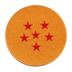 Dragon Ball Z Six Star Dragonball Embroidered Patch