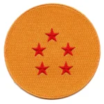 Dragon Ball Z Five Star Dragonball Embroidered Patch