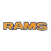 Los Angeles Rams Varsity Letters Patch