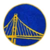 Golden State Warriors Bridge Yellow/Blue Logo Patch