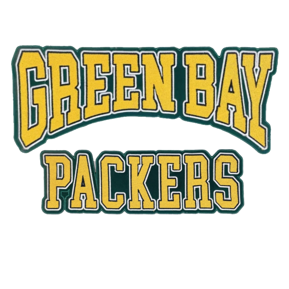 Green Bay Gold/Green Lettering Patch