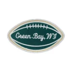 Green Bay Packers "Green Bay, WI" Football Patch