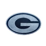 Green Bay Packers Logo White/Black Patch