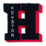 Houston Rockets 3D H Letter Red/Black Patch