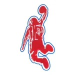 Houston Rockets Retro Dunking Player Patch