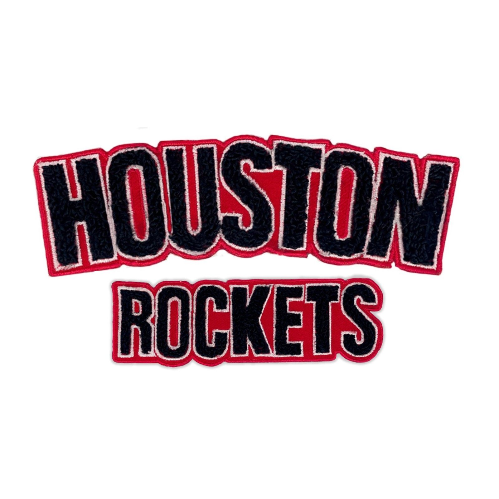 Houston Rockets Script Logo Tufted Patch