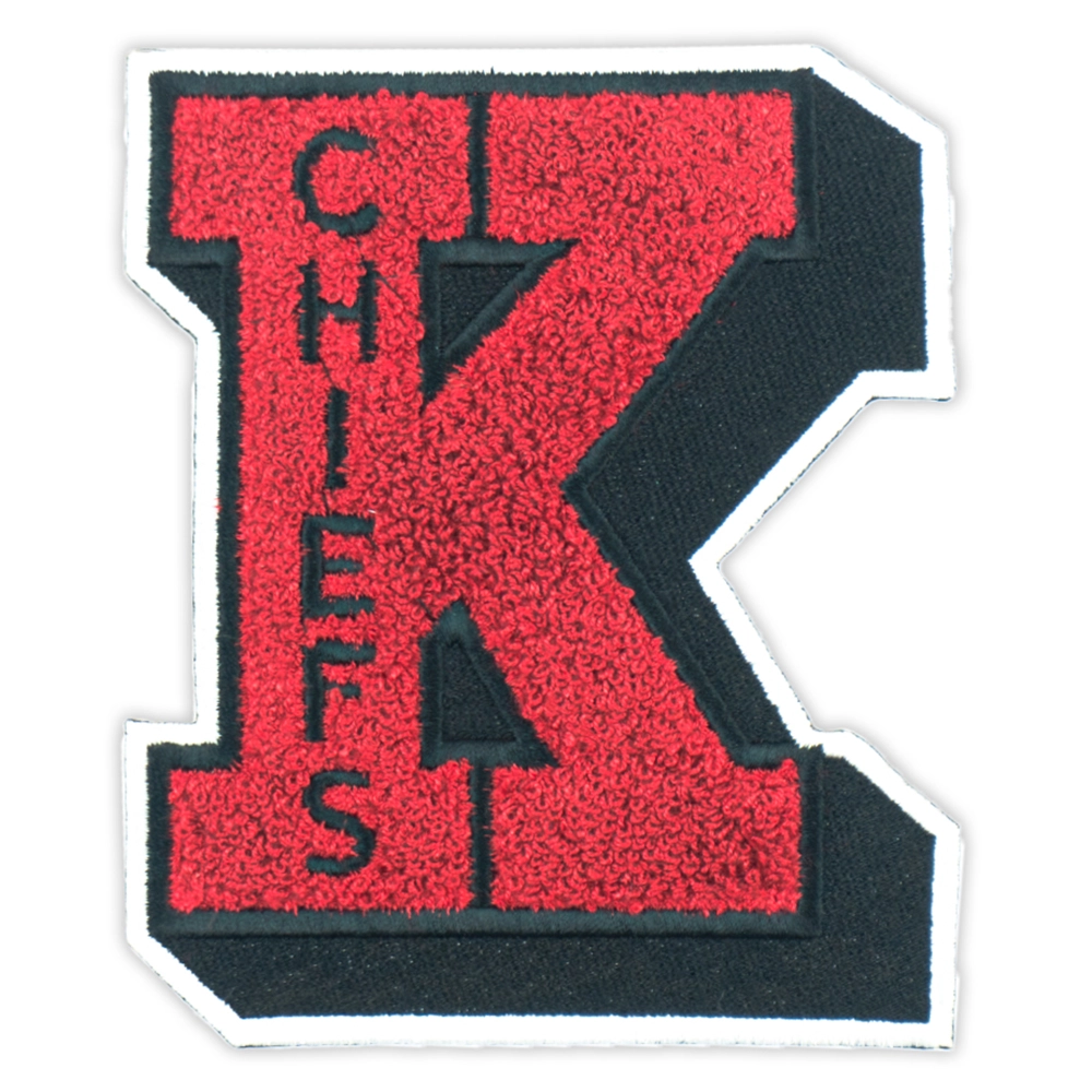 Kansas City Chiefs 3D K Red Patch