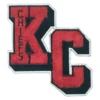 Kansas City Chiefs 3D KC Letter Patch