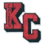 Kansas City Chiefs 3D KC Letter Embroidered Patch