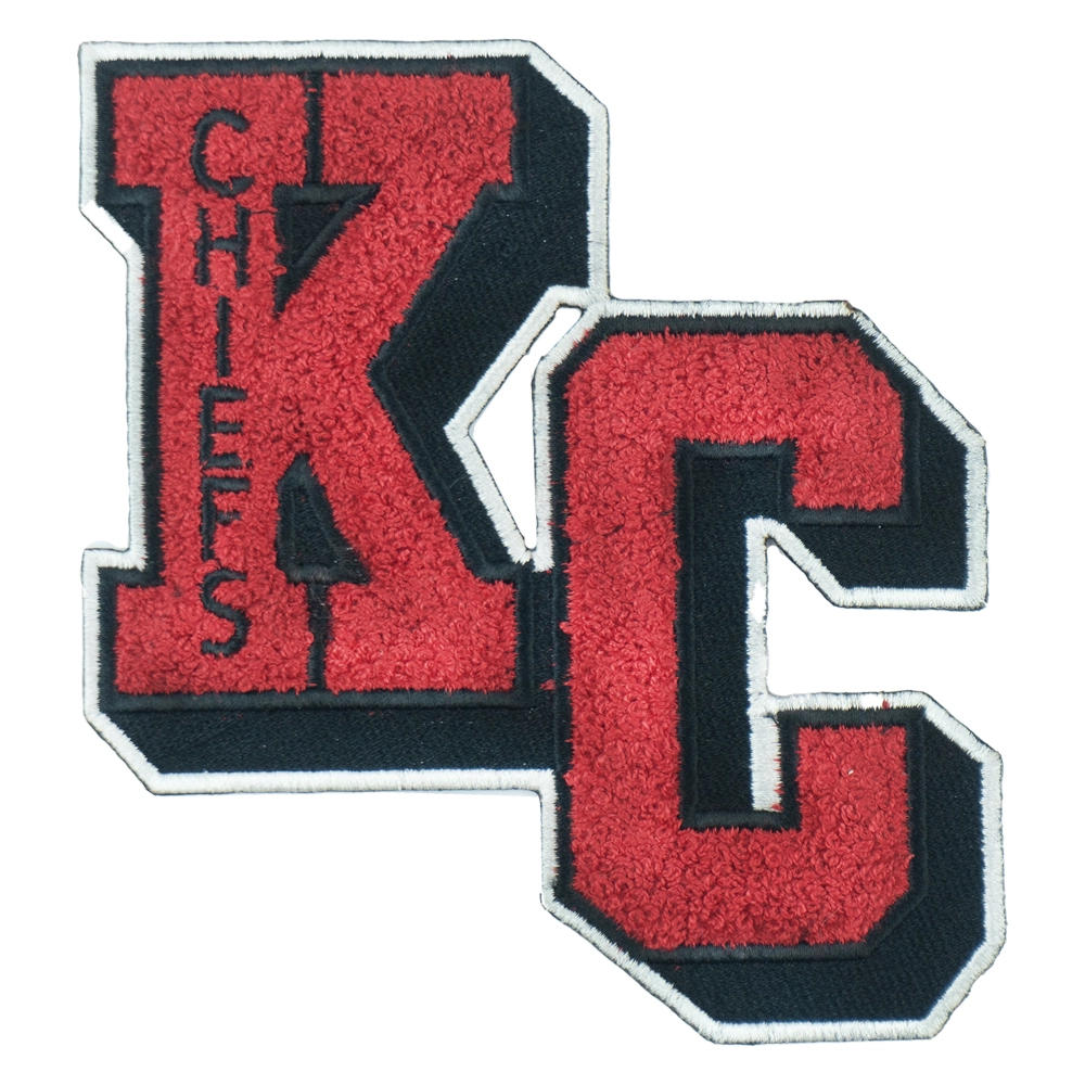 Kansas City Chiefs 3D KC Letter Patch