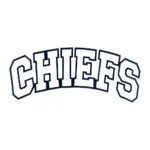 Kansas City Chiefs "CHIEFS" Black Outline Patch