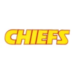 Kansas City Chiefs Yellow/Red Wordmark Patch
