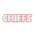 Kansas City Chiefs Red Outline "CHIEFS" Patch