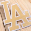 LA Dodgers Cream/White LA Logo Patch