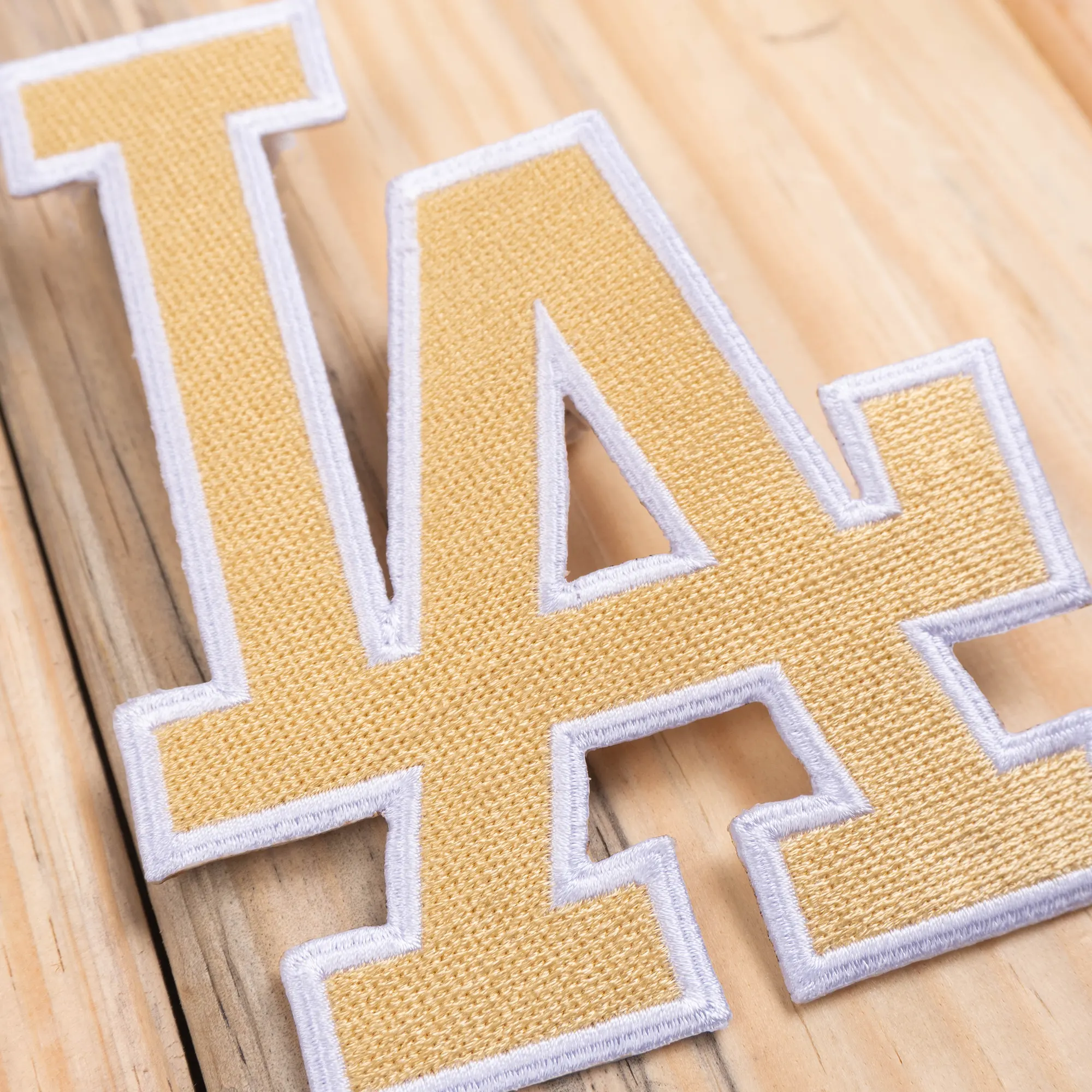 LA Dodgers Cream/White LA Logo Patch