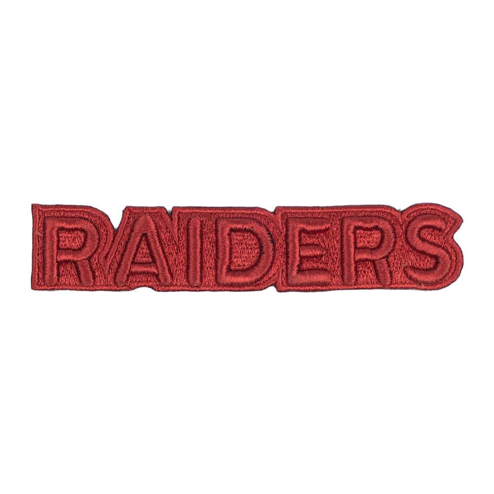 Las Vegas Raiders 3D "RAIDERS" Wordmark Patch