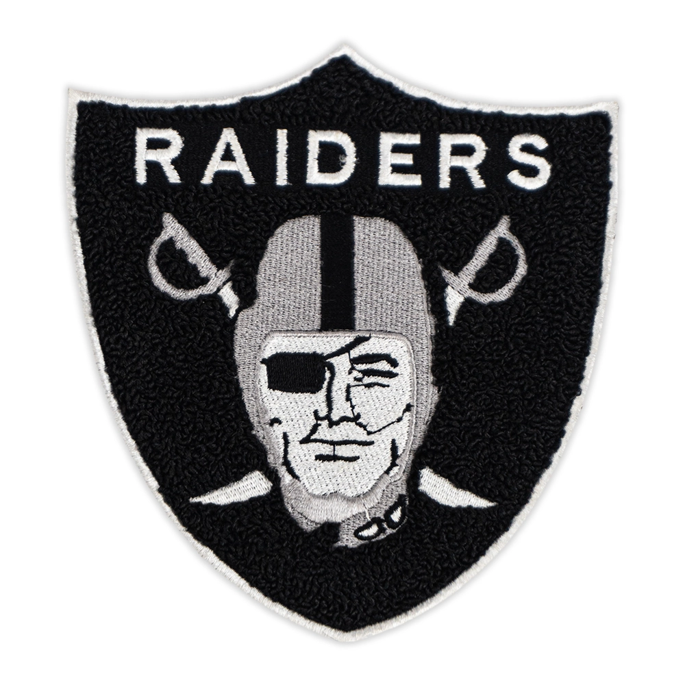 Las Vegas Raiders Black/Silver Shield Patch